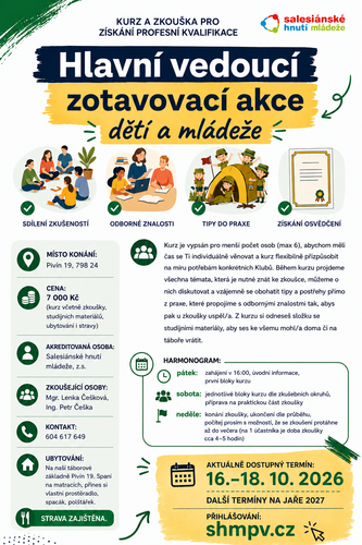 Pozvánka na kurz HV Pozvánka na kurz HV
